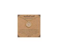 QYYZTQY Mustard Seed Faith God Pendant For Women Men Inspirational Dainty Gold Plated Stainless Steel Pendant Tiny Move Mountains Mustard Seed Charm Baptism Birthday Jewelry