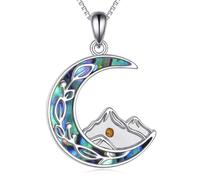 QYYZTQY Mustard Seed Sterling Silver Faith Pendant Crystal Mustard Seed Jewelry Religious Gifts for Women