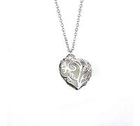 QYYZTQY Necklaces for Women Easter Out Hollow Women Heart in Dark Chocker Necklace Glow Pendant Luminous Crystal Necklaces Pendants Pearl and Necklace for Women