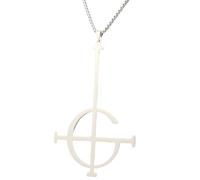 QYYZTQY New 2025 B.C. Nameless Ghoul Big Necklace Stainless Steel Pendant Merch Symbol Fashion Accessories Creative Gift