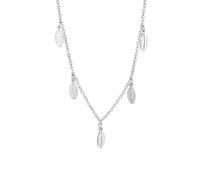 QYYZTQY New 2025 Moon Star Pendant Necklace For Women Silver Color Stainless Steel Flower Spark Cross Butterfly Feather Chains Fashion With For You Jewelry Fashion Accessories Creative Gift,