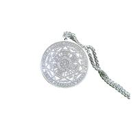 QYYZTQY New For Trendy 2025 Key Of 7 Archangel Saint Michael Seal Pendant Necklace Men Geometric The Secrets Of The Kabbalists Jewelry Fashion Accessories Creative Gift