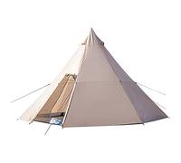 QYYZTQY Outdoor Indian Ultralight Teepee Family Pyramid Tent for Backpacking, Hiking, Bushcraft, Travel, Winter Camping