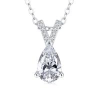 QYYZTQY Pendant 1CT Lab Created Diamond Pendant Sterling Silver Women Mother's Day Valentines Gifts