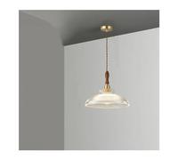 QYYZTQY Pendant Light Glass s for Dining Room Kitchen Island Chandelier Copper/Wood Art Suspension Hanging Lamp E27 Luminaire, ing Ceiling powerfully