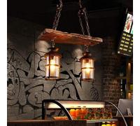 QYYZTQY Pendant Light Industrial V-intage Hanging Lamp Chandelier Metal Pendant Rustic Linear Ceiling Compatible with Living Room,Indoor