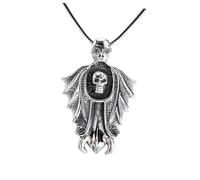 QYYZTQY Skull Necklace for Halloween Fashion Jewelry Clavicle Hip Hop Style Attitude Expressing Pendant