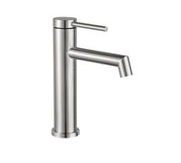QYYZTQY Tall Stainless Steel Basin Waterfall Bathroom Sink Mixer Tap, Hot & Cold Water, Stylish Vanity Faucet for Contemporary Bathrooms