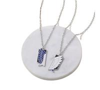 QYYZTQY Trendy Shingeki No Kyojin Pendant Necklace For Women Freedom Scouting Legion Choker Accessories