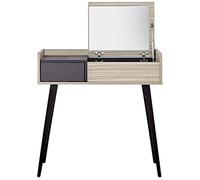 QYYZTQY Women Bedroom Makeup Table, Dressing Table Writing Desk with Drawers & Cushioned Stool, Vanity Set Dresser Desk (Color : Vanity Set-a, Size : 79x40x77cm (Vanity Table 79x40x77cm)