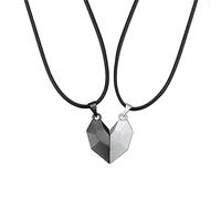 QYYZTQY Women Necklaces for Mother Ramadan Gifts Creative Magnet Couple Necklaces Love Pair Love A of Necklaces Necklace Necklaces Pendants Name Necklaces for Women