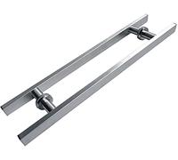 QYZUJIKL Push-Pull Door Handle,Heavy Duty Stainless Steel Square Tube Glass Door Handle/Wooden Door Handle,Door Handlesets Hardware/1200X800Mm-1200X800Mm