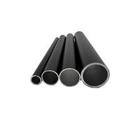 QYZXTH Black Color Aluminum Pipe Tube Outer Diameter 6mm To 30mm Hard Straight Aluminum Pipe Painted Surface Tolerance 0.3mm(40CM_OD25X1MM)