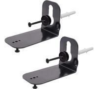 Qzanyee Life Black Wall Mount Bracket for Samsung Soundbar HW-Q60B HW-Q600B HW-B650 HW-N950 HW-S40T HW-S41T HW-S60T HW-T400 HW-T420 HW-T450 HW-T50M/ZA HW-T550 HW-Q910B HW-Q930B Mounting Brackets