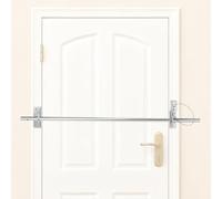 QZATACAEN Security Door bar, Door Stop, Door Barricade, Security bar, Home Defence, Security Device for Front Doors - 44 inches (111.8 cm)