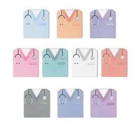 QZAVIRE 10 Packs Nurse Sticky Notes, Vital Signs Sticky Notes for Tracking Temp BP HR Etc., Medical Adhesive Notes for Patient Care Nurse Appreciation Gift for Healthcare Workers(20 Sheets/Pack)