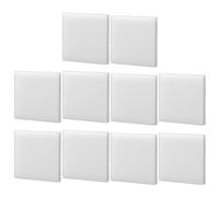 Qzbhct 10 Pcs Aquarium Bio Sponge White Foam Filter Pads Compatible with Fluval C3 Filtration Systems