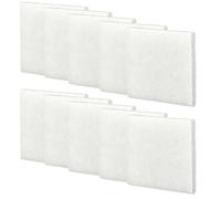 Qzbhct 10 Pcs Aquarium Bio Sponge White Foam Filter Pads Compatible with Fluval C4 Filtration Systems