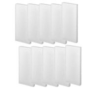 Qzbhct 10 Pcs Aquarium Bio Sponge White Foam Filter Pads Compatible with Fluval U2 Filtration Systems