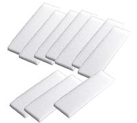 Qzbhct 10 Pcs Aquarium Bio Sponge White Foam Filter Pads Compatible with Fluval U4 Filtration Systems