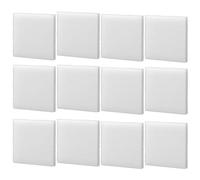 Qzbhct 12 Pcs Aquarium Bio Sponge White Foam Filter Pads Compatible with Fluval C3 Filtration Systems