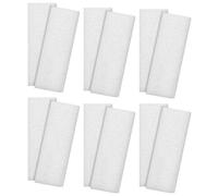 Qzbhct 12 Pcs Aquarium Bio Sponge White Foam Filter Pads Compatible with Fluval U3 Filtration Systems