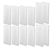 Qzbhct 12 Pcs Foam Filter Pads Compatible with Fluval U3 Canister Filter Aquarium Bio Sponge Replacement