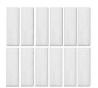 Qzbhct 12 Pcs Foam Filter Pads Compatible with Fluval U4 Canister Filter Aquarium Bio Sponge Replacement