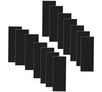 Qzbhct 14 Pack Activated Carbon Filters for Nature's Miracle Oval Hooded Flip Top Cat Litter Box, 8 Inch x 3 Inch Trimmable Pads