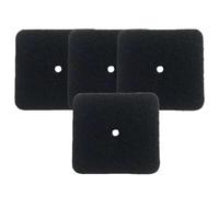 Qzbhct 4 Pack Activated Carbon Filters Compatible with Catit Hooded Cat Litter Pans, 6.3 Inch x 5.9 Inch Trimmable Pads