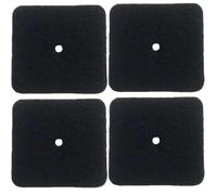 Qzbhct 4 Pack Activated Charcoal Filters Box Replacment Charcoal Filter Mat Compatible with Catit Hooded Litter Box