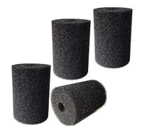 Qzbhct 4 Pack Foam Filter Sponges for Canister Filters for Aquaclear 70/110 Filters X-Large Overflow Filter Box Intake Round Pre-Filter 5.91" x 4.13"