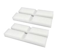 Qzbhct 4 Pcs Foam Filter Pads for Fluval Fx4 FX5 FX6 Canister Filter Aquarium Bio Sponge Replacement