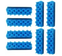 Qzbhct 8 Pcs Aquarium Bio Sponge Blue Foam Filter Pads Compatible with Hagen Fluval 206, 207, 306, 307 Filtration Systems
