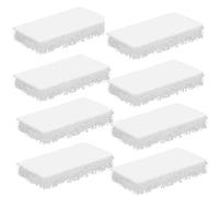 Qzbhct 8 Pcs Bio Sponge White Foam Filter Pads for Fluval Betta Premium Aquarium 2.6 Gallon Filtration Systems