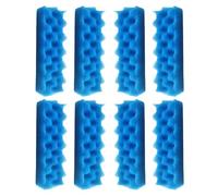 Qzbhct 8 Pcs Blue Foam Max Filter Compatible with Fluval 206 207 306 307 Canister Filter Aquarium Bio Sponge Replacement