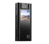 QZCX Body Camera, A30 Mini Video Recorder Body Mounted Camera 110 Degrees Wide Angle Lens 2200mAH Long Battery Life Webcam For Sports(64GB)