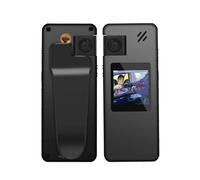 QZCX Body Camera, A32 Full 1080P HD Lens Mini Digital Camera Camcorder 130 Degrees Wide Angle Night Vision Small Body Mounted Cam Sports DV(With 64GB TF Card)