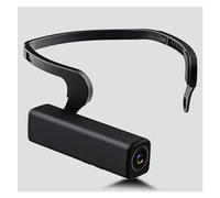 QZCX Body Camera, A33 Black Small Body Head Mounted Digital Camera 1080P Cam Video Camcorder Night Vision Motion Detection Wireless Cam(With 256G TF Card)