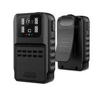 QZCX Body Camera, Mini Body Camera 1080P Wearable Pocket Camcorder with Clip Video Recorder Tiny Security Surveillance Police Camera(64GB Camera)