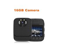 QZCX Body Camera, S9 Waterproof Mini Camcorders Wearable Police Equipment Wireless Hidden Video Monitor Digital Body Worn Camera(16GB)