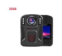 QZCX Body Camera, YSW-A9 External Storage Digital Mini Bodycam Outdoor Security System Police Equipment Wearable Video Body Worn Camera(32GB)