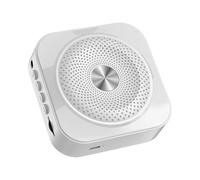 QZCX Voice Amplifier, Tour Guide Bluetooth Compatible for Teachers Voice Amplifier Belt Rope Music Play Handsfree(Bianco)