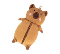 Qzdtue Capybara Pencil Case, Plush Storage Bag, 13x28x5cm, Pen Holder, Makeup Organizer, School Supplies, Sturdy, Stationery, for Girls, Boys, Cute Pouch, Organizer