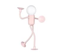 Qzdtue Cartoon Night Lamp, Twistable Bedside Lamp, Nursery Suction Cup Light, Portable Kids Night Light, Soft Glow Night Lamp 3.8 x 3.8 x 17 cm/1.5 x 1.5 x 6.69 inches for Study Room Bedroom Tabletop