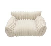 Qzdtue Cat Bed Couch, Soft Sofa Pets, 19.69 x 15.75 x 7.87 inches, Plush Chew-Proof Dog Couch, Indoor Travel Pet Lounger, for Living Room Bedroom Crate Pad, Portable Comfortable Animal Furniture