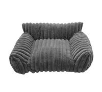 Qzdtue Cat Bed Couch, Soft Sofa Pets, 19.69x15.75x7.87 inches, Plush Chew-Proof Dog Couch, Indoor Travel Pet Lounger, for Living Room Bedroom Crate Pad, Portable Comfortable Animal Furniture