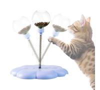 Qzdtue Cat Treat Puzzle | Interactive Feeder for Cat,Kitten Chasing Ball Teaser,for Indoor Outdoor Boredom Relief Eating Exercise