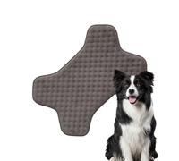 Qzdtue Dog Crate Mat, Cute Bone-Shaped Puppy Mattress 71x49x3cm, Machine Washable Non-Slip Pad, Chew-Resistant Wear-Resistant Pet Bed for Living Room, Kennel, Travel