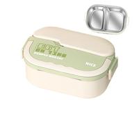 Qzdtue Insulated Stainless Steel Kids Lunch Box, Microwave-Safe Leakproof Large Capacity Lunch Box for Adults, Perfect for Travel, Business Trips, and Work Lunches r for Business Trips